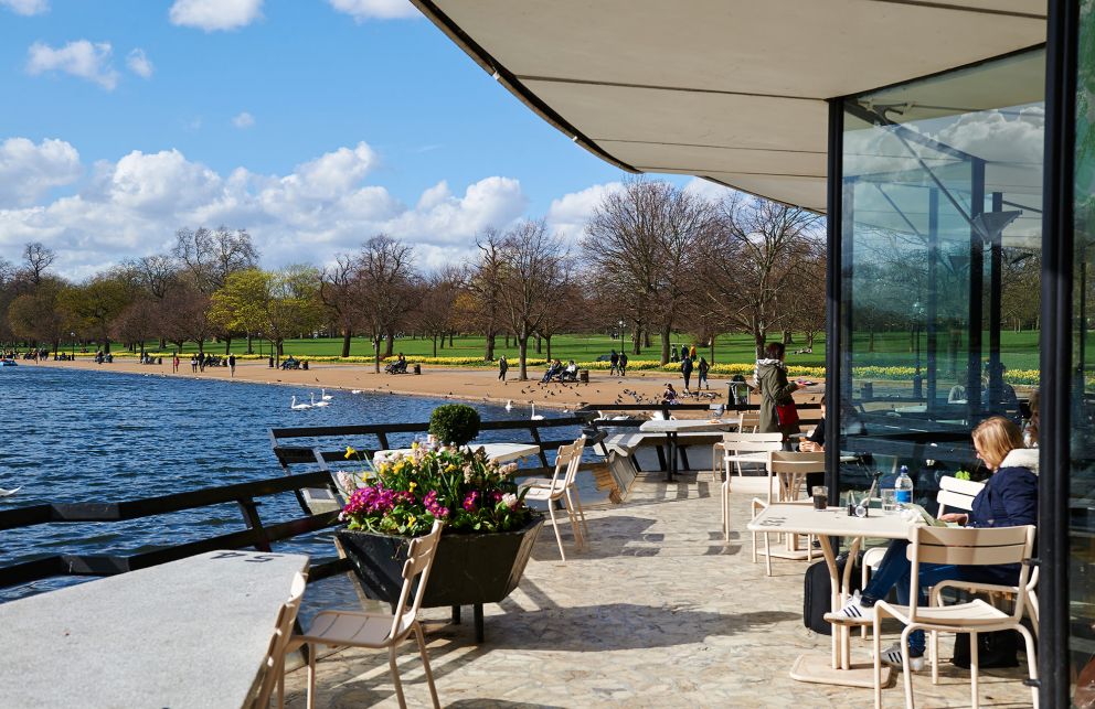Serpentine Cafe and Bar Hyde Park London