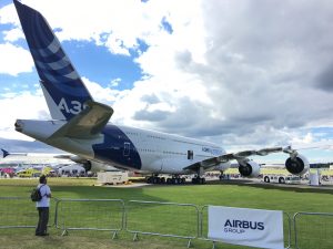 The A380 at Farnborough Air Show