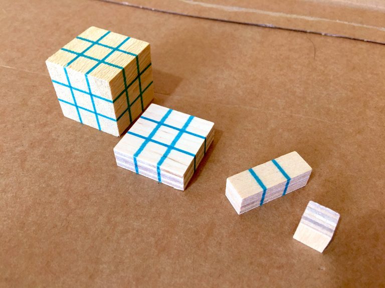 Base-Three Dienes blocks